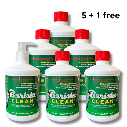 5 Cleaners x 480 ml + 1 free